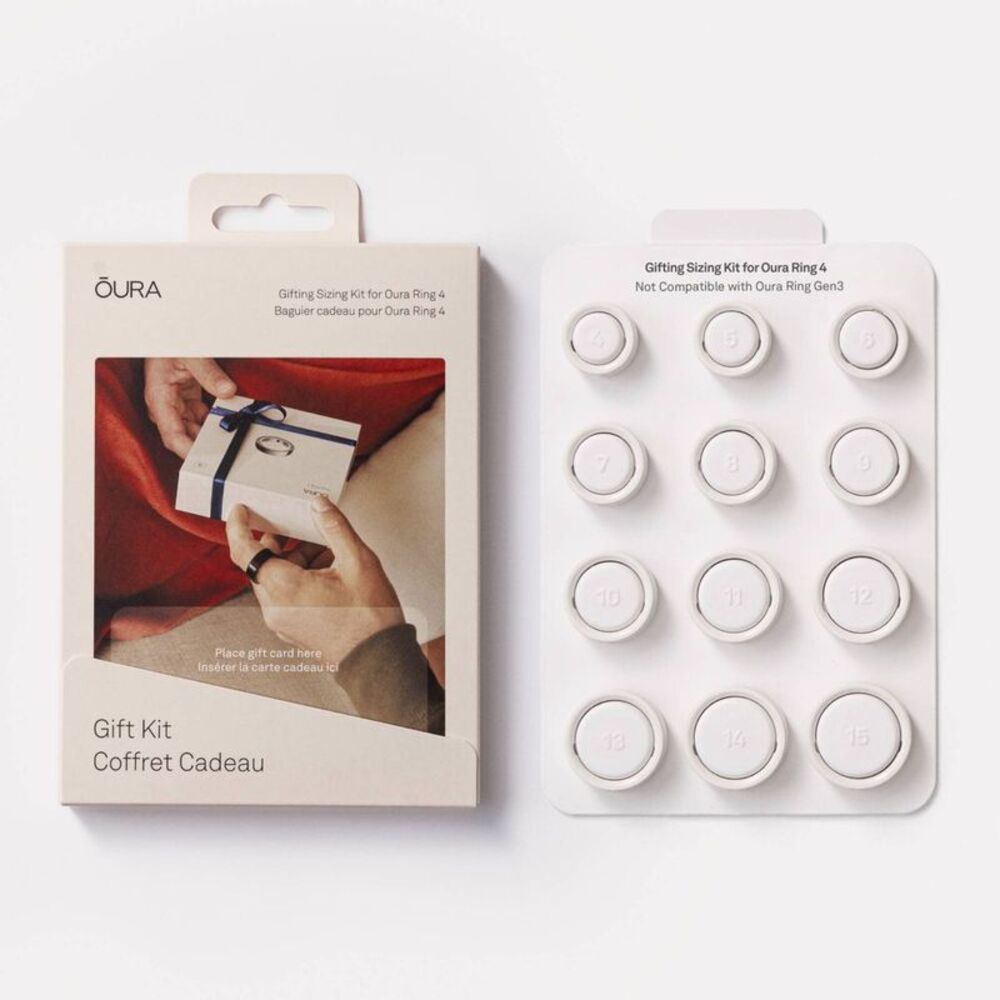 Oura -  Ring 4 Gift Sizing Kit White